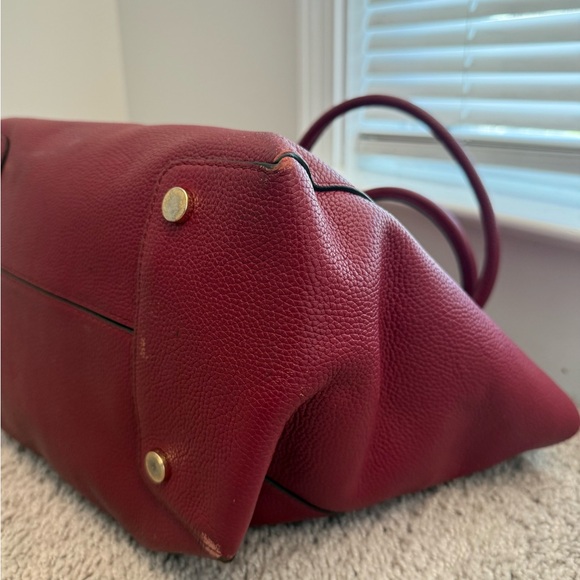 Michael Kors Red Leather Shoulder Bag - Picture 7 of 8